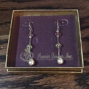 Premier Designs Goldtone Earrings